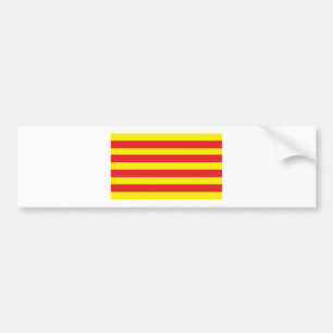 Pegatina Para Coche Autoadhesivo con Bandera Catalana “Serenya "
