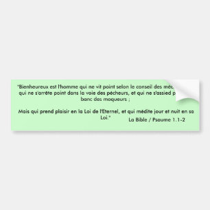 Pegatina Para Coche Autoadhesivo para coche/Bumper Sticker - Versícul