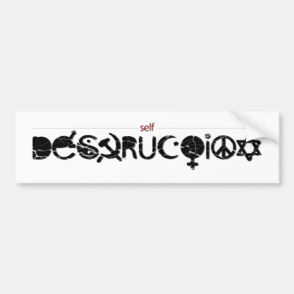 Pegatina Para Coche Autodestrucción