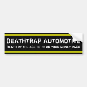 PEGATINA PARA COCHE AUTOMOTIVO DE DEATHTRAP