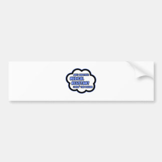 Pegatina Para Coche Auxiliar médico .. Viviendo el sueño