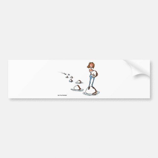 Pegatina Para Coche Avanzar (Frente)