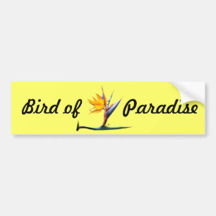 Pegatina Para Coche Ave del paraíso