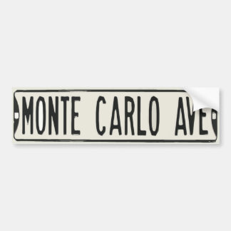 Pegatina Para Coche Avenida de Monte Carlo
