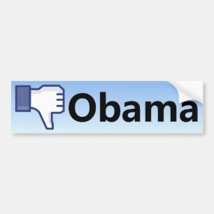 Pegatina Para Coche Aversión Obama - Barack Obama anti