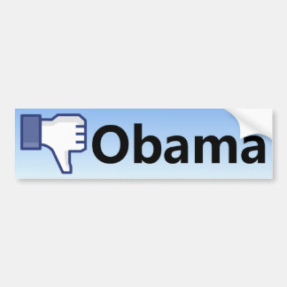 Pegatina Para Coche Aversión Obama - Barack Obama anti