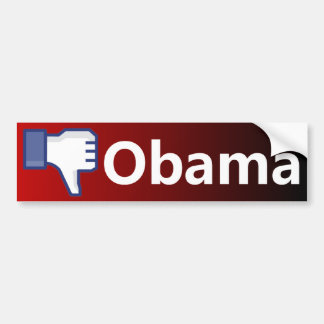 Pegatina Para Coche Aversión Obama - Barack Obama anti