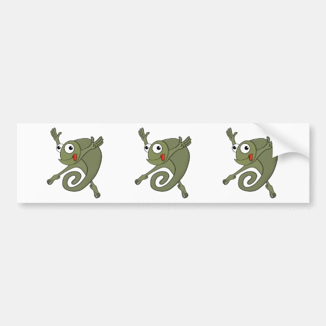Pegatina Para Coche Awesome Chameleon (Frente)
