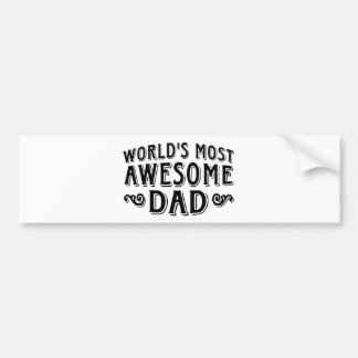Pegatina Para Coche Awesome Dad