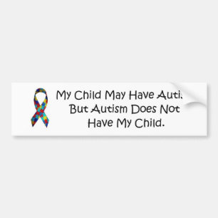 Pegatina Para Coche Ayuda del autismo