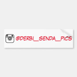 Pegatina Para Coche ayuda del @derbi_senda_pics