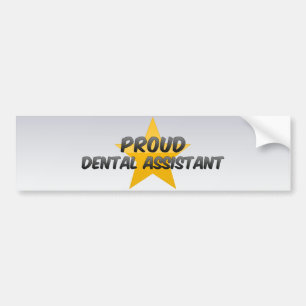 Pegatina Para Coche Ayudante de dentista orgulloso