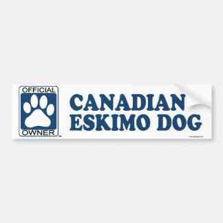 Pegatina Para Coche Azul canadiense del perro esquimal