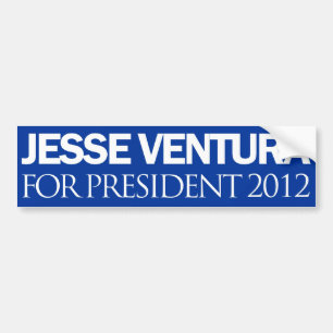 Pegatina Para Coche Azul llano 2012 de Jesse Ventura