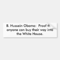 B. Hussein Obama:  Impermeabilice que cualquier