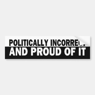 Pegatina Para Coche b_politicallyincorrect