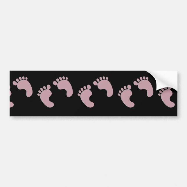 Pegatina Para Coche Baby Footprints (Frente)