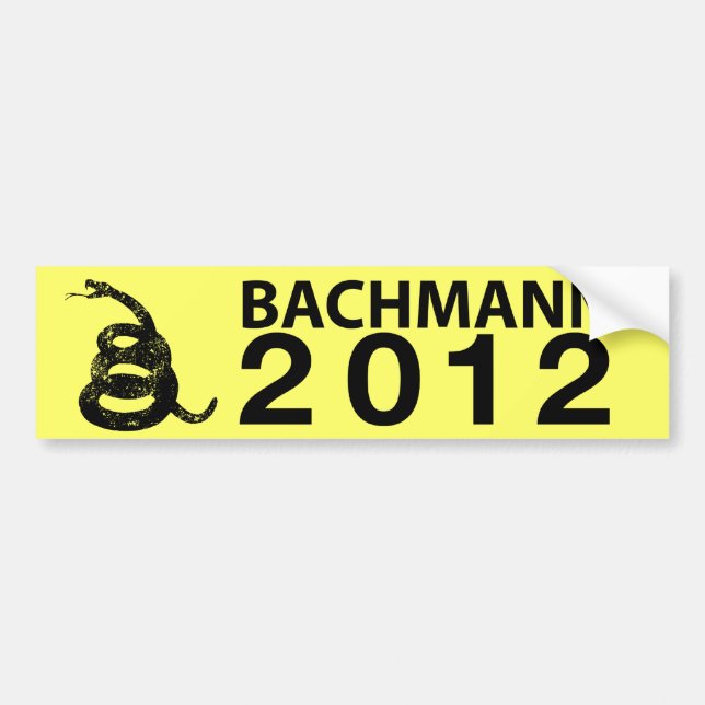 Pegatina Para Coche Bachmann 2012 (Frente)