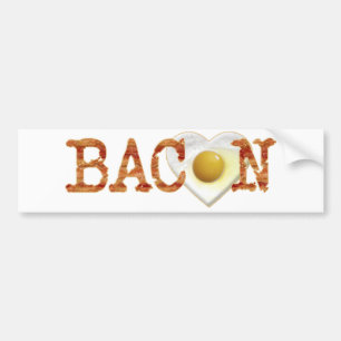 Pegatina Para Coche Bacon LOVE
