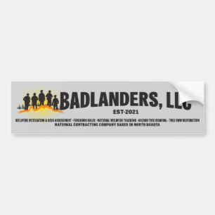 Pegatina Para Coche Badlanders LLC Bumper Sticker