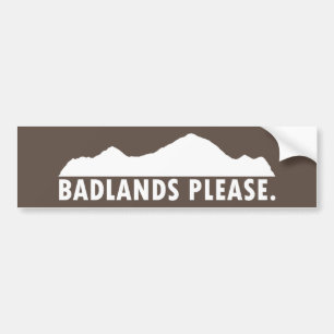 Pegatina Para Coche Badlands Please
