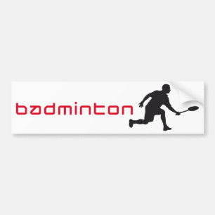 Pegatina Para Coche badminton