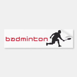 Pegatina Para Coche badminton