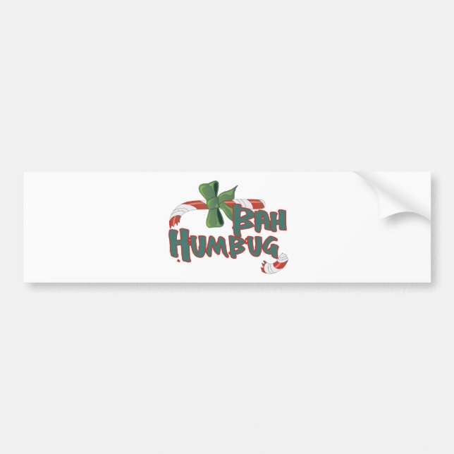 Pegatina Para Coche ¡Bah Humbug! (Frente)