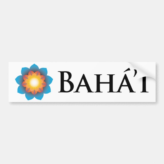 Pegatina Para Coche Bahá'í (Frente)