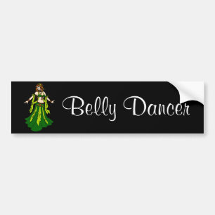 Pegatina Para Coche Bailarín Belly de pelirrojos irlandés