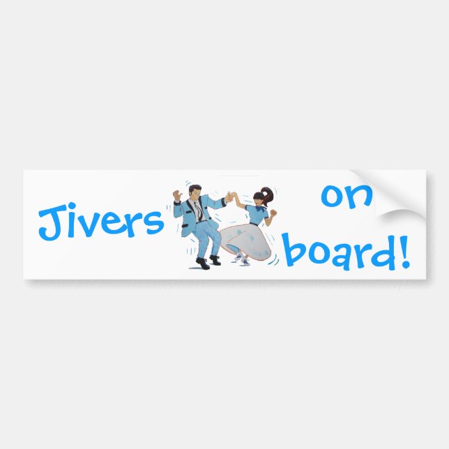 Pegatina Para Coche bailarín del oscilación con los zapatos de la (Frente)