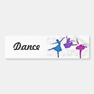 Pegatina Para Coche Bailarinas del día del ballet