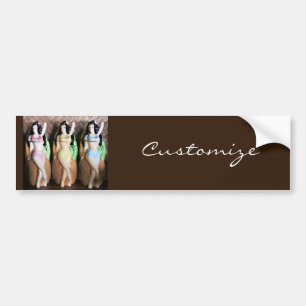 Pegatina Para Coche Bailarines hula hawaianos Thunder_Cove