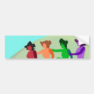 Pegatina Para Coche Baile de playa