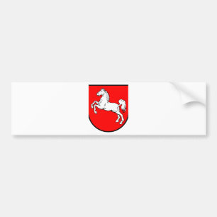 Pegatina Para Coche Baja Sajonia escudo de armas