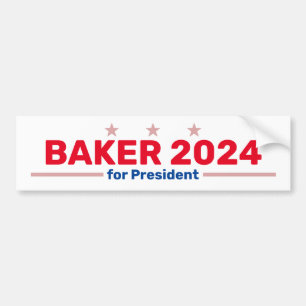 Pegatina Para Coche Baker 2024 bumper sticker