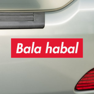 Pegatina Para Coche Bala Habal Frase árabe divertida