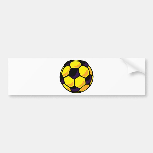 Pegatina Para Coche Balón de fútbol (Frente)