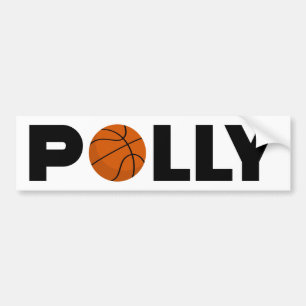 Pegatina Para Coche Baloncesto Polly