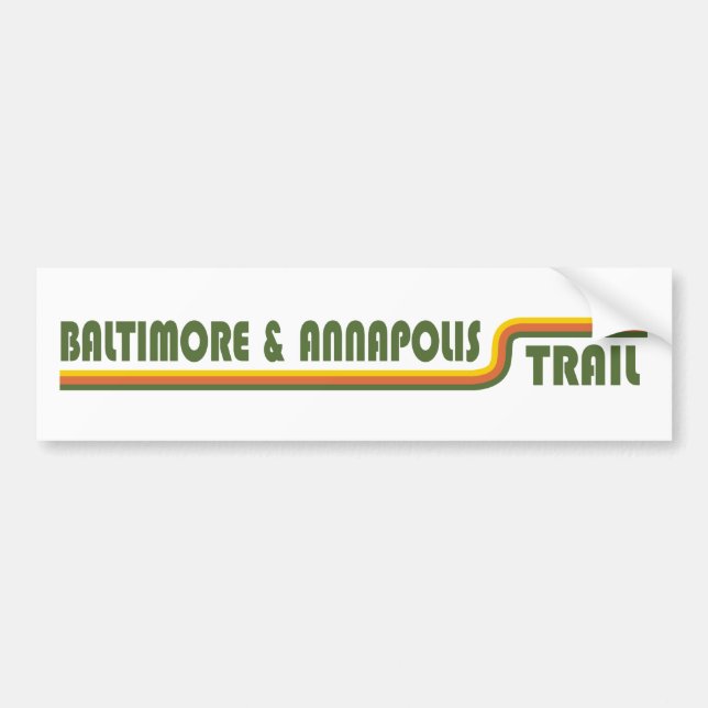 Pegatina Para Coche Baltimore y Annapolis Trail (Frente)