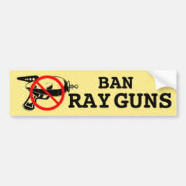 Pegatina Para Coche Ban Ray Guns