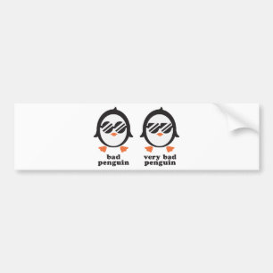 Pegatina Para Coche baña pingüino penguin -