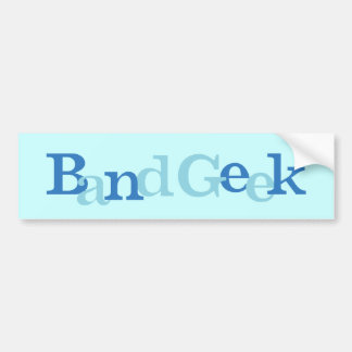 Pegatina Para Coche Band Geek