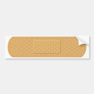 Pegatina Para Coche Bandaid for White Car Bumper Sticker