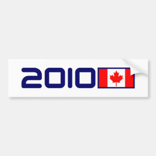 Pegatina Para Coche BANDERA 2010 de Canadá