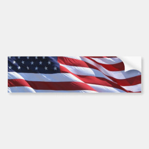 PEGATINA PARA COCHE BANDERA AMERICANA