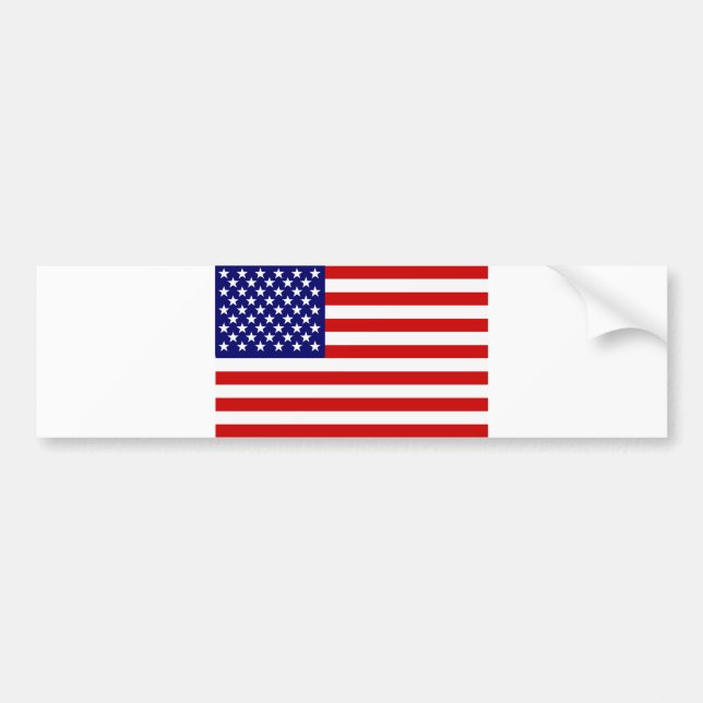 Pegatina Para Coche Bandera americana (Frente)