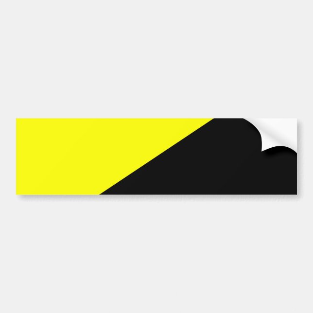 Pegatina Para Coche Bandera Anarcocapitalista (Frente)