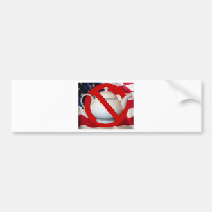 Pegatina Para Coche Bandera anti de la fiesta del té