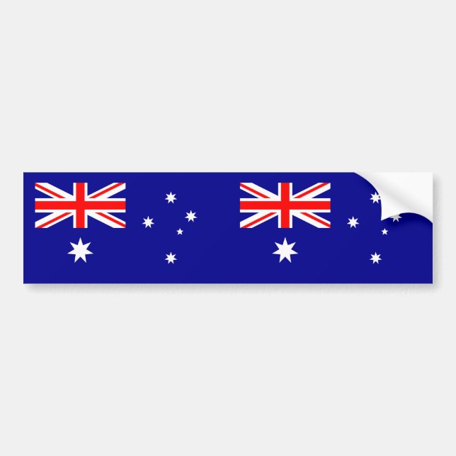 Pegatina Para Coche Bandera australiana patriótica (Frente)